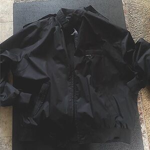 Black Members Only Flight Jacket | Like New | X-Large